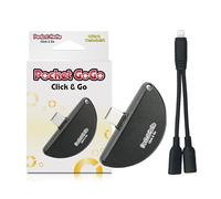 Pocket GoGo Auto Catcher - Black | USB-C Plug-and-Play, No Charging Needed, Catches Monsters & Spins Stops | Compatible with Android & iOS