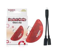 Pocket GoGo - Ultimate Auto-Catcher | Black/Red | USB-C Plug-and-Play, No Charging, Catches Pocket Monster & Spins Stops (Red) [Android,iOS]