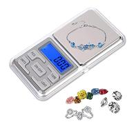 Pocket Gram Scale, 500g 0.1g LCD Mini Precision Scale Portable Food Travel Kitchen Small Scale Digital Electronic Measuring Scale Espresso Coffee Scale with Backlight Grain Scale