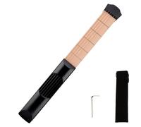 Pocket Guitar - 5x26cm Compact Chord Trainer, Adjustable String Finger Exerciser, Lightweight Design With Realistic Fretboard | Practice Instrument For Students, Songwriters, Home, Outdoor Camping