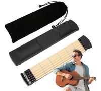Pocket Guitar Chord Trainer Guitar Practice Fretboard 6 Fret and Trainer Mahogany Fingerboard for Player