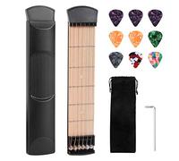 Pocket Guitar Practice Neck, 6 Fret Portable Guitar Chord Practice Tool for Beginner