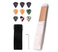 Pocket Guitar Trainer 6 Frets Portable Practice Neck Practice Tool Cord for Guitar Beginners