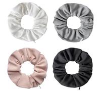 Pocket Hair Scrunchies Elastic Hidden Pocket Hair Ties Hair Bands with Zipper Pocket Storage for Putting Keys Small Items Women Girls Hair Accessories