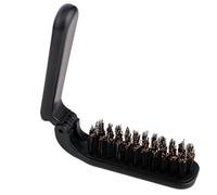 Pocket Hairbrush & Comb - Fine/Wide Tooth For Men's Beard, Brush Mustache Brush Small Pocket Comb For Men - Wood Handle Firm Bristles To Tame And Soften Facial Hair