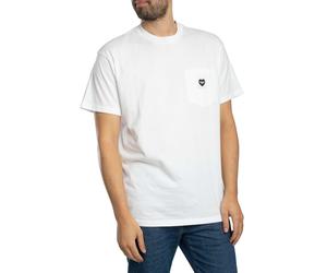 Pocket Heart T-Shirt White/Black L
