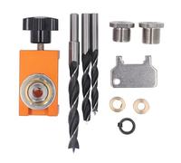 Pocket Hole Jig Aluminium Eloy 8mm 10mm 12mm Hole Wood Dowel Drilling Template Professional Precision Drill Puncher Locator for Woodworking Projects