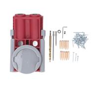 Pocket Hole Jig Kit Professional Adjustable 15 Degree Inclined Hole Locator Woodworking Tool for DIY Furniture Making and Woodworking Projects High Speed Steel Beechwood