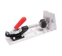 Pocket Hole Jig Kit, Versatile Jig for Strong Joints, Woodworking Pocket Hole Jig Kit Woodworking Puncher with Non-Slip Handle, Adjustable Drilling Depth 12-45mm, 28 * 6 * 10.5cm