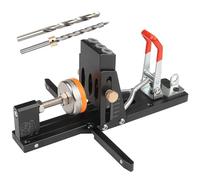 Pocket Hole Jig System - Angled Drill Guide for Precision Joinery, Dowel Locator, Essential Woodworking Tool for DIY Projects and Professionals