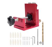 Pocket Hole Locator Set containing Three Drill Guides, a high-Quality Aluminium Alloy Portable DIY Tool and Woodworking Locator, ensuring Precise Pocket Hole Positioning.