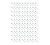 Pocket Hole Screws 100PCS Zinc Coated Fasteners for Structural Wood Connections in DIY and Contract Carpentry (25mm Tip slotting)