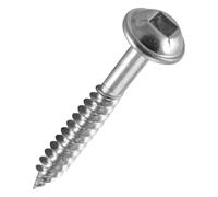Pocket Hole Screws for Hardwoods, 30mm Long, Pack of 500, Fine Self-Cutting Threaded Square Drive Screws, PH/7X30/500