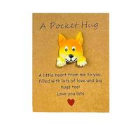 Pocket Hug Animal Token Bulk, Little Pocket Dog Hug Gifts with Positive Cards, Gift with 2025 Hug Orn Thank Token You Animal