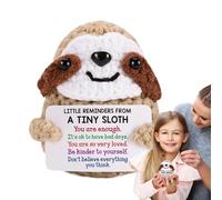 Pocket Hug Creative Knitting Wool Potato Doll Courage Gift Positive Potatoo Pocket Hug for Decoration or Gift for Relatives and Friends