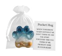 Pocket Hug Dachshund, Mini Dachshund Animal Hug Token with Card, Inspirational Resin Pocket Hug Token Keepsake, Cute Pocket Animal Pocket Hug Thoughtful Gift for Pet Lovers and Dog Enthusiasts