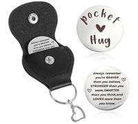 Pocket Hug for Friends Motivational Positivity Encouragement Inspirational Gift for Women Men Best Friend Birthday Long Distance Friendship Gifts Positive Good Luck Gifts for Cancer Patients Support