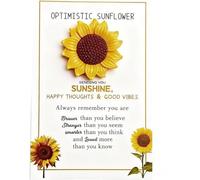 Pocket Hug for Get Well Soon, Sunflower Emotional Support Gift for Women, Inspirational Recovery Gift After Surgery, Hospital, Chemo - Encouragement Keepsake Token for Friends, Family, Her, Birthday.