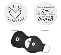 Pocket Hug from Heaven Dad Mum Memorial Gifts for Son Daughter Bereavement Gifts for Loss of Wife Husband Remembrance Gifts for Men Sympathy Gifts for Women Friend Miscarriage Gifts for Couples