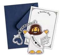 Pocket Hug From Jesus-Acrylic Keychain Memorial Gift with Inspirationalcard