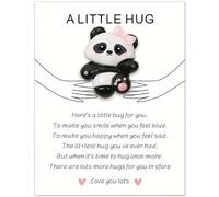 Pocket Hug Gift Panda A Little Pocket Hug Panda Gifts Cute Pocket Keepsake Ornament Mini Animal Pocket Hug Decoration Positive Good Luck Gifts Encourage Gift for Friends Lovers Birthday Wedding