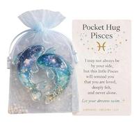 Pocket Hug Guardians, Constellation Shape Pockets Hugs Gifts, Resin Constellation Positive Pocket Hug Token Emotional Gift with Inspirational Card Back to School Gifts for Friend Family Student