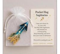Pocket Hug Guardians, Constellation Shape Pockets Hugs Gifts, Resin Constellation Positive Pocket Hug Token Emotional Gift with Inspirational Card Back to School Gifts for Colleagues Friend Teacher