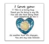 Pocket Hug Heart for Friends, Thinking of You Gifts, Keepsake University Gifts for Her/Him, Sending a hug for Her, Positive Good Luck Gift for Birthday Wedding Mothers Day Valentines