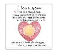 Pocket Hug Heart for Friends, Thinking of You Gifts, Keepsake University Gifts, Sending a Hug to Her,Ideal for Birthday Wedding Mothers Day Valentines