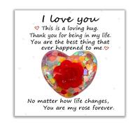 Pocket Hug Heart for Friends, Thinking of You Gifts, Keepsake University Gifts, Sending a Hug to Her,Ideal for Birthday Wedding Mothers Day Valentines