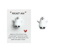 Pocket Hug Keepsake, MiniMini Decorative, Emotional Support Gift, Portable Comfort Token, Touching Message Card Gift, Cute Animal Memento, Love Expression Keepsake, Friend (penguin)