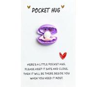 Pocket Hug Pocket Hug Cards with Animals Good Luck Get Well Soon Gifts for Women Pocket Hugs for Friends Positive GIFS for Her Women Kids Age 3+ (Purple)
