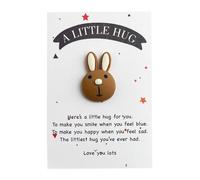 Pocket Hug Rabbit Token Bulk,Pocket Hug Token with Cute Resin Bunny,Little Pocket Hug Positive Gifts with Bunny Cards,Thinki