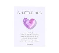 Pocket Hug Token Christmas Pocket Hug Heart Shaped Pocket Hug Cards Emotional Support Gift with Greeting Card for Women Men Best Friends Children's Day Birthday Christmas Valentine's Day Gift (G)