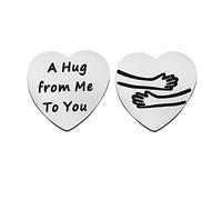 Pocket Hug Token for Girlfriend Boyfriend Long Distance Relationship Gift A Hug from Me To You (A Hug from Me Token)