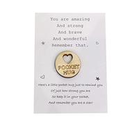 Pocket Hug Token Gift Thinking of You Gift Brave Sending Hugs Pick Me Up Gift Positive Good Luck Gift for Birthday Wedding Christmas Mothers Day Valentines