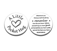 Pocket Hug Token Inspirational Encouragement Gifts for Women Men Thinking of You Gifts for Daughter Son Grandkids New Beginnings Gift for Coworkers Friends Stocking Stuffers Always Remember