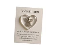 Pocket Hug Tokens With Greeting Cards Distance Social Present During Lockdowns Heart Tokens Hug Card For Colleague Family Long Distance Relationship Gift