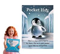Pocket Hug Turtle Pocket | Pocket Hug Card | Pocket Hug Penguin Animal | 9x16cm | Portable | Emotion Calming Tool | For Birthday Thanksgiving Toddler Preschoolers