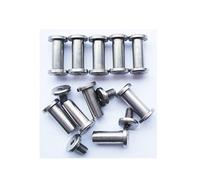 Pocket Knife Corby Bolts,Folding Knives Pivot Pins,EDC Knifemakers Screw Fasteners Rivets,DIY Knife Handle Studs,Pack of 10 (12mm)