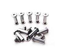 Pocket Knife Corby Bolts,Folding Knives Pivot Pins,EDC Knifemakers Screw Fasteners Rivets,DIY Knife Handle Studs,Pack of 10 (8mm)
