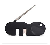Pocket Knife Sharpener Portable Multifunctional Tungsten Steel Sharpener for Outdoor Tool Fish Hook Sharpening Stone