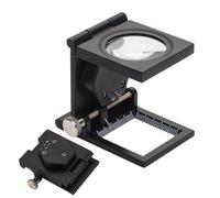 Pocket Magnifying Glass 10X Foldable Small Loupe with Light