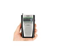 Pocket Manual Multi-function Dual Band AM FM Receiver Antenna Radio