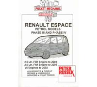 Pocket Mechanic for Renault Espace, Grand Espace, Petrol Models 2.0 Litre 1997 to 2005, 2.9 and 3.0 Litre V6, Z7X/L7X: 1997 to 2002 (Pocket Mechanic S.)