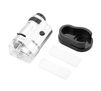 Pocket Microscope 20x 40x Zoom Lighted Illuminated Microscope With High Brightness For Hobbyists Collectors Electronic Engineers Scientists And Students