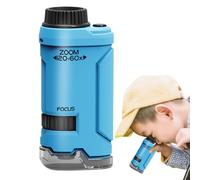 Pocket Microscope for - 60X-120X Mini Viewer STEM Educational Instrument Scientific Training Aid | Compact Field Inspection Toy Youth Experimentation