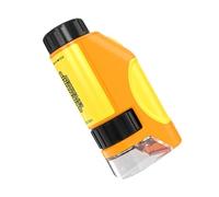 Pocket Microscope | Science Experiments For Kids, Beginner LED Light Source Microscope For Kids 60x to 120x | Educational Science Kits For Microbiological Observation