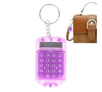 Pocket Mini Calculator - Mini Electronic Calculator, Portable Tiny Keyring | Tiny Electronic Calculator, Student Calculator Tool Easy to Use, Digit Small Calculator