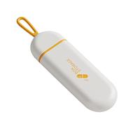 Pocket Mini Pill Box - Cute Portable Pill Case | Medication Organizer Pillbox | Waterproof Pill Box | Mini Pill Cases for Pocket Purse, Outdoor Camping Travel, vitaminn